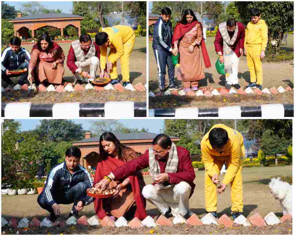 बिग ब्रेकिंग:- मुख्यमंत्री आवास परिसर के उद्यान में 17 प्रजातियों के चार हजार ट्यूलिप उगाने की मुहिम का किया शुभारंभ