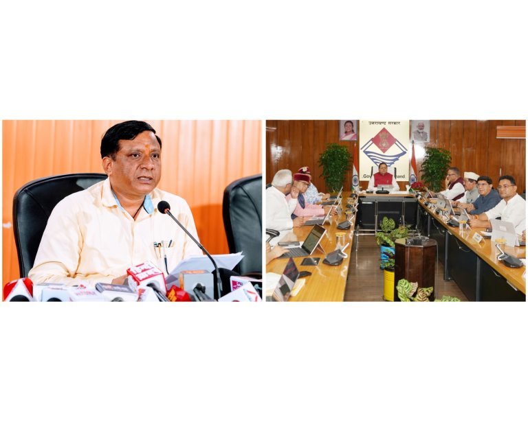 बिग ब्रेकिंग:- धामी कैबिनेट की बैठक में कुल 10 महत्वपूर्ण प्रस्तावों पर लगी मुहर
