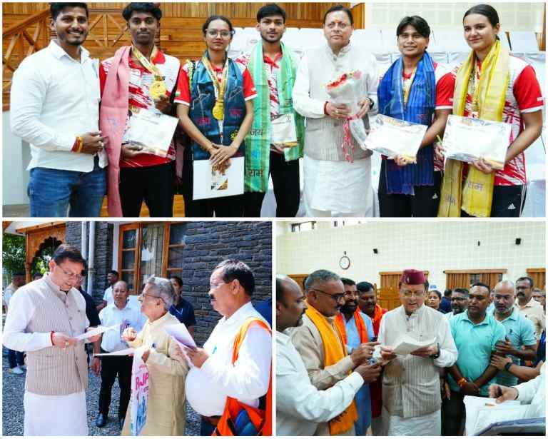 बिग ब्रेकिंग:- मुख्यमंत्री धामी ने मुख्य सेवक सदन में प्रदेश के विभिन्न क्षेत्रों से आए लोगों की समस्याएं सुनीं